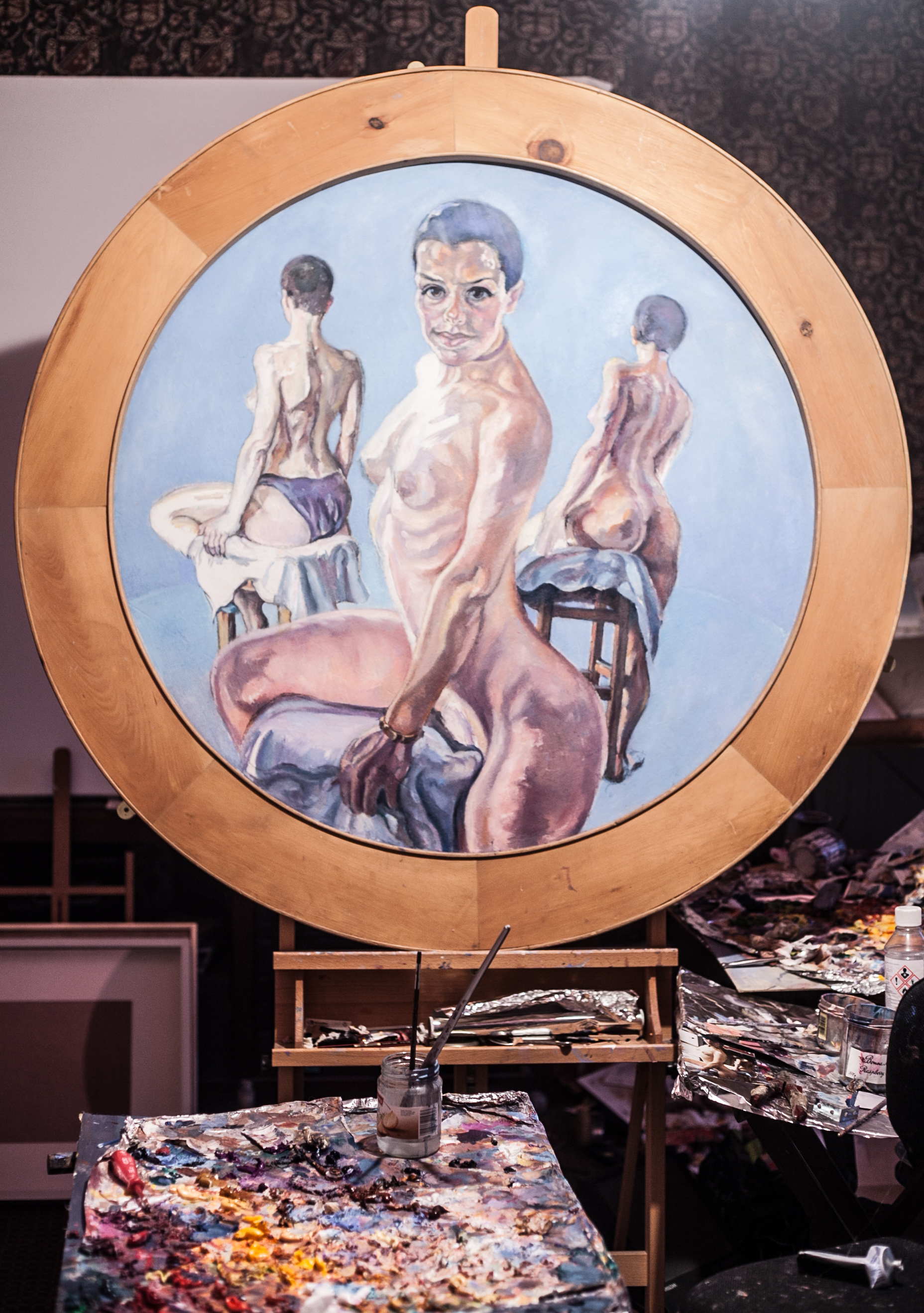 Irish Art, Nude Figure Painting, Alan Wallace